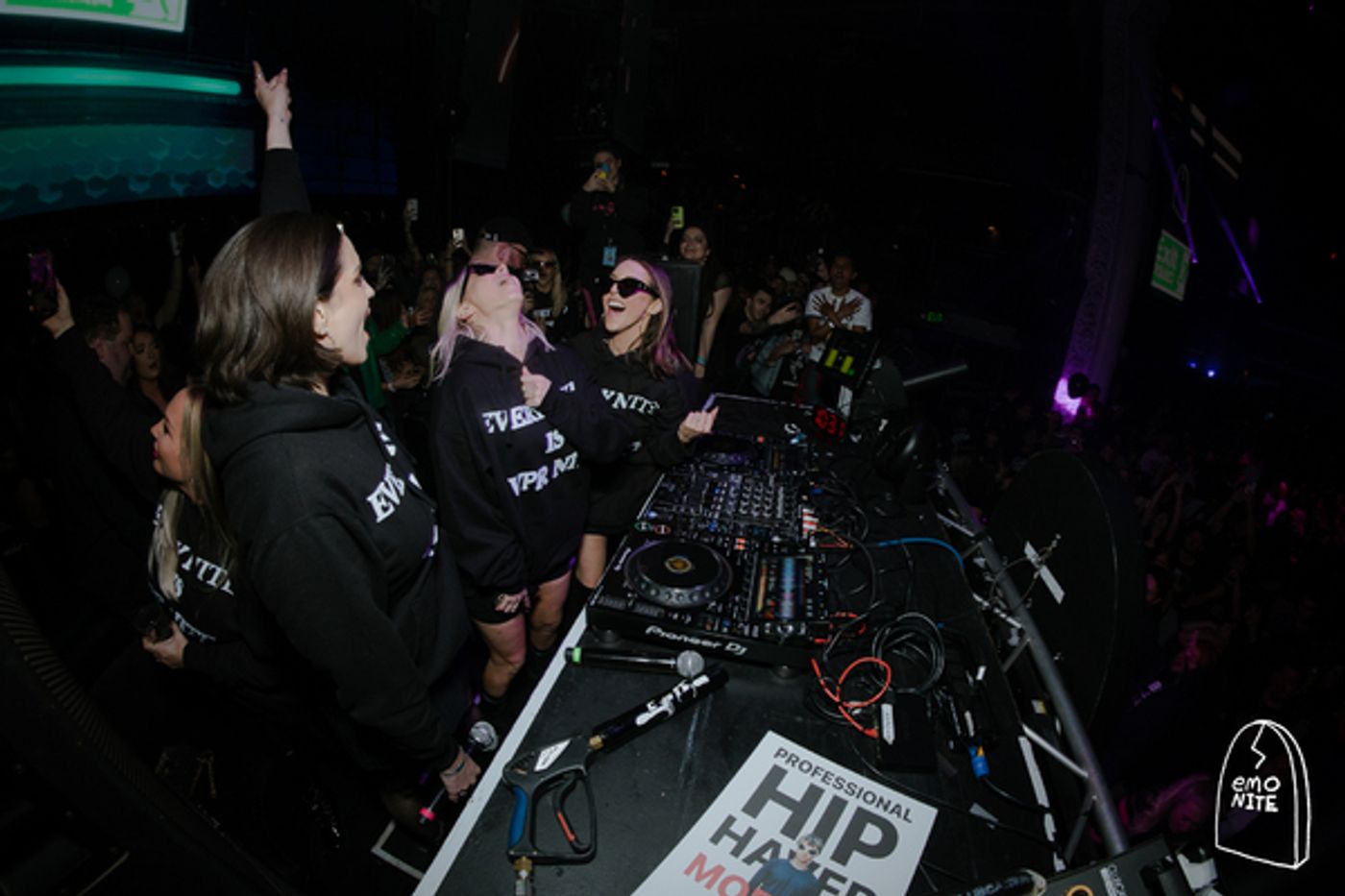 Photos: Ariana Madix, Katie Maloney and Scheana Shay of VANDERPUMP RULES Do A Surprise DJ Set at Emo Nite LA Photos: Ariana Madix, Katie Maloney and Scheana Shay of VANDERPUMP RULES Do A Surprise DJ Set at Emo Nite LA Image
