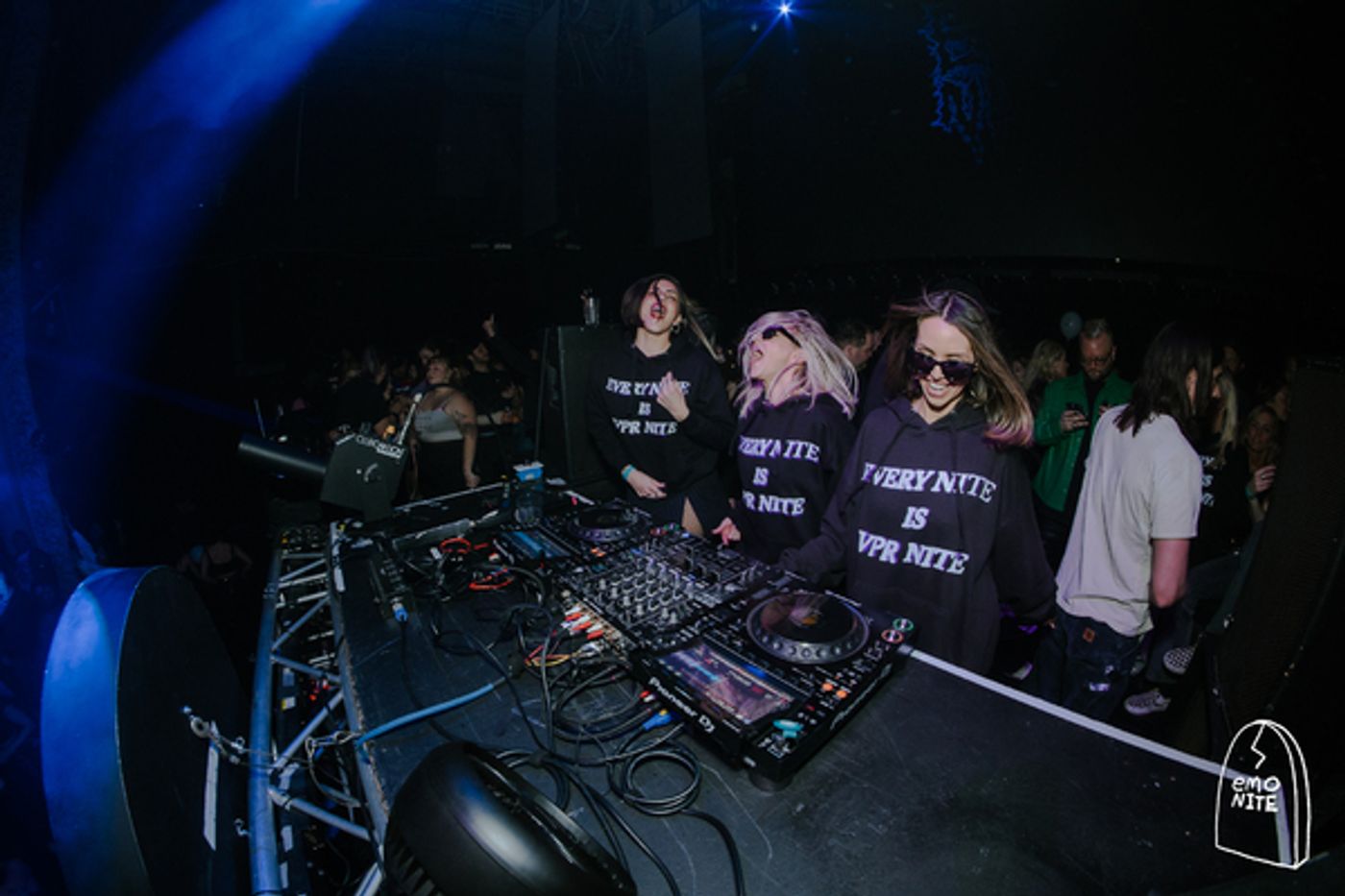Photos: Ariana Madix, Katie Maloney and Scheana Shay of VANDERPUMP RULES Do A Surprise DJ Set at Emo Nite LA Photos: Ariana Madix, Katie Maloney and Scheana Shay of VANDERPUMP RULES Do A Surprise DJ Set at Emo Nite LA Image