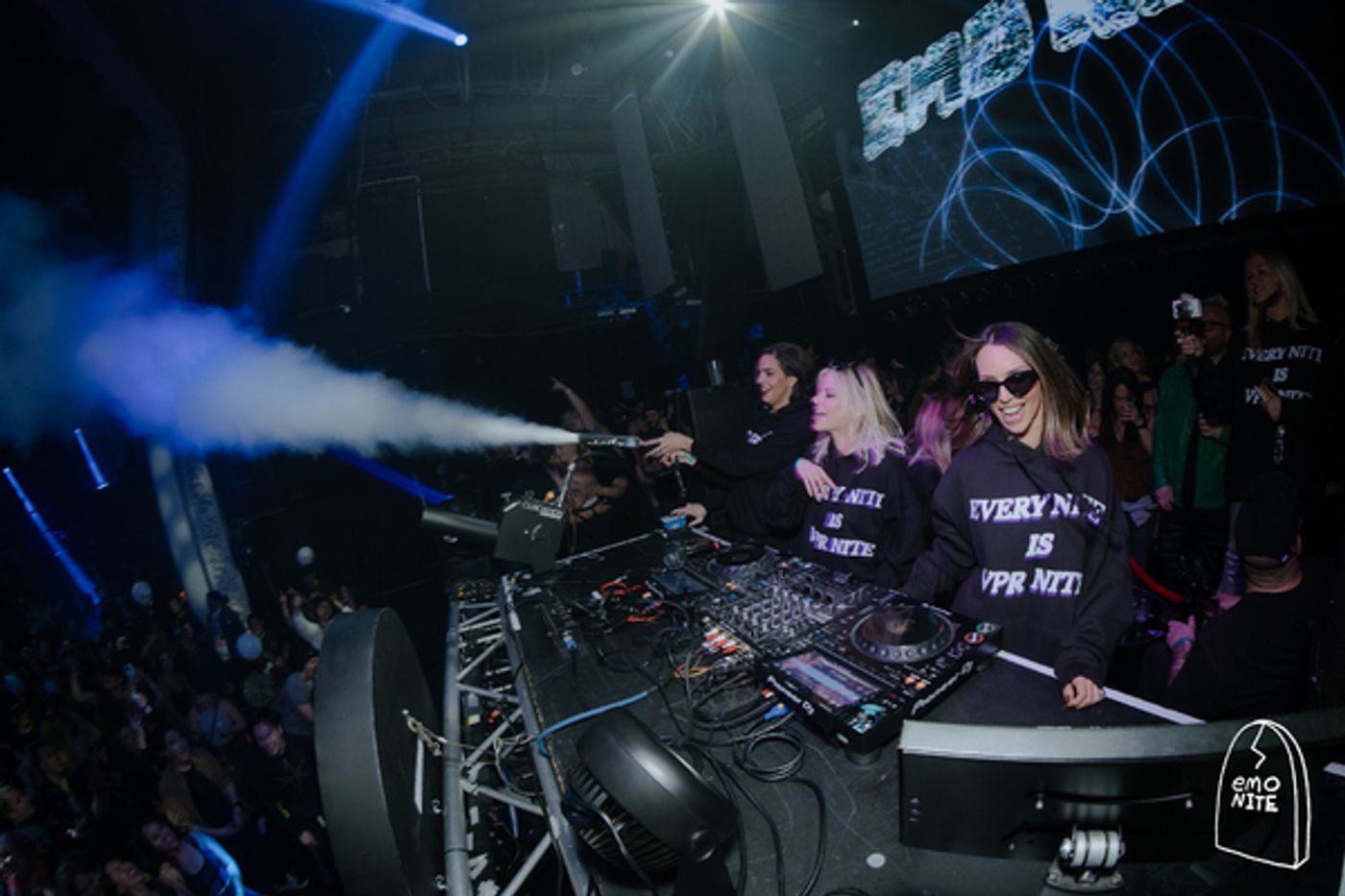 Photos: Ariana Madix, Katie Maloney and Scheana Shay of VANDERPUMP RULES Do A Surprise DJ Set at Emo Nite LA Photos: Ariana Madix, Katie Maloney and Scheana Shay of VANDERPUMP RULES Do A Surprise DJ Set at Emo Nite LA Image