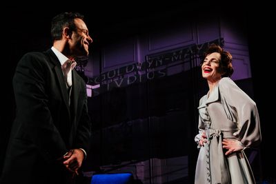 Aaron Costa Ganis and Elizabeth McGovern Photo