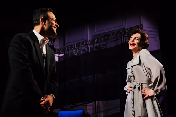 Aaron Costa Ganis and Elizabeth McGovern Photo