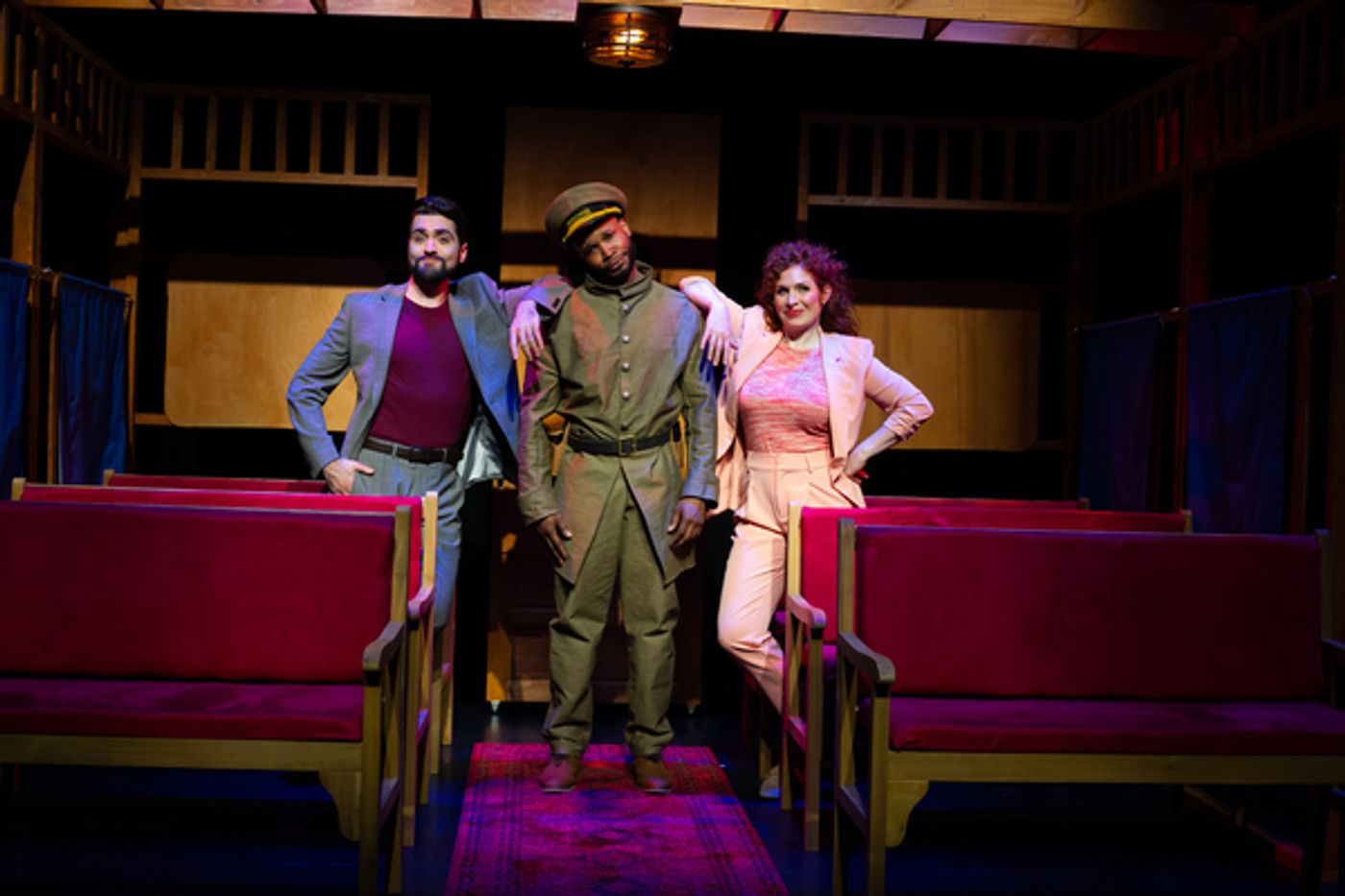 Photos: First Look at ON THE RIGHT TRACK at AMT Theatre  Image