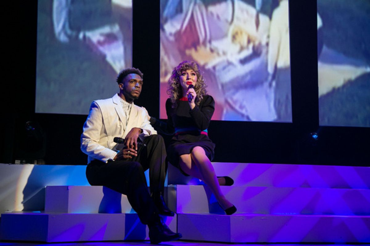 Mikayla Petrilla and Everton George in Decades in Concert: the 80s (True Colors - Cyndi Lauper) at Photos: First Look At DECADES IN CONCERT: THE 80s! At The Downtown Cabaret Theatre