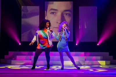 Saige Noelle and Mikayla Petrilla in Decades in Concert: the 80s (Holding Out For A H Photo