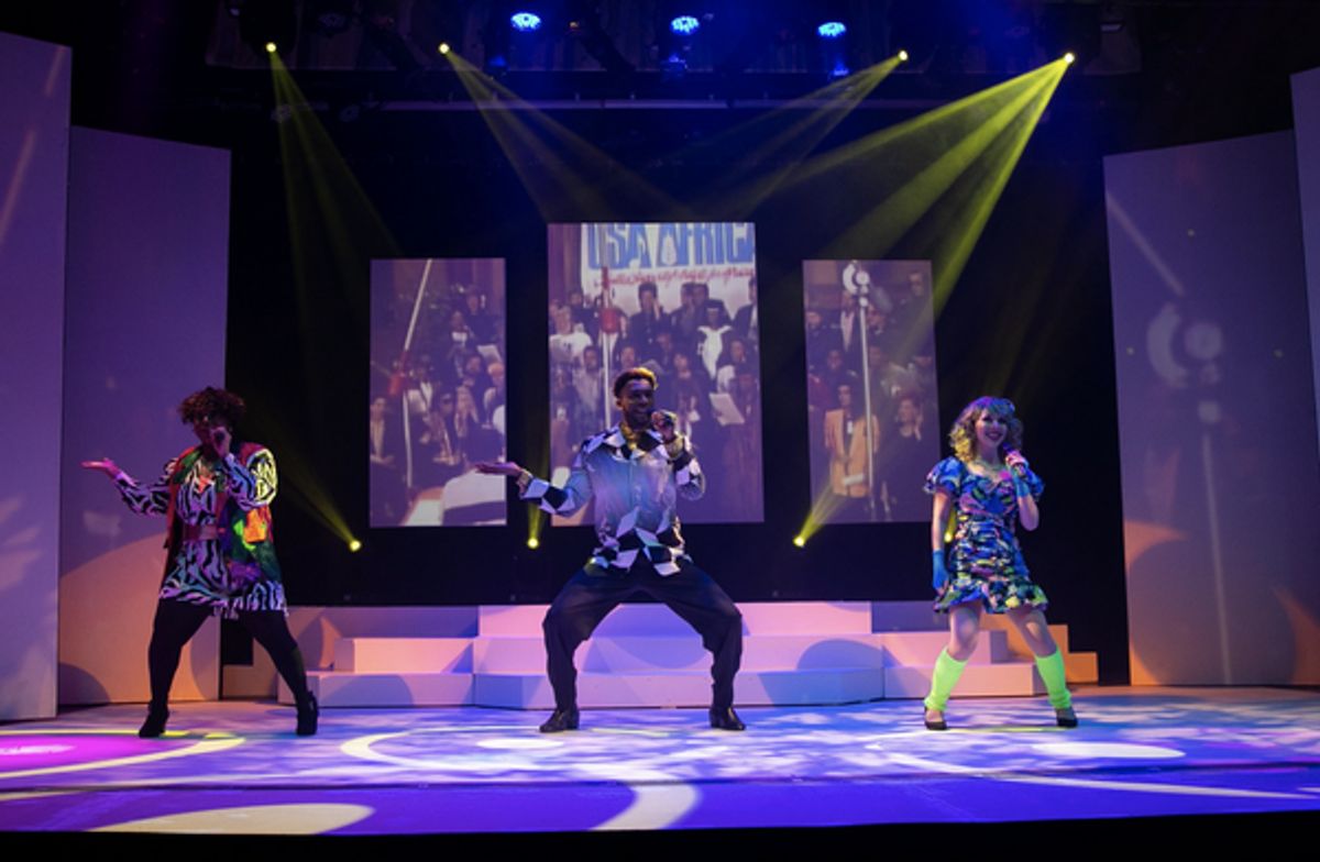 The cast of Decades in Concert: the 80s (Saige Noelle Bryan, Everton George, Robert Peterpaul, Mikayla Petrilla) at 