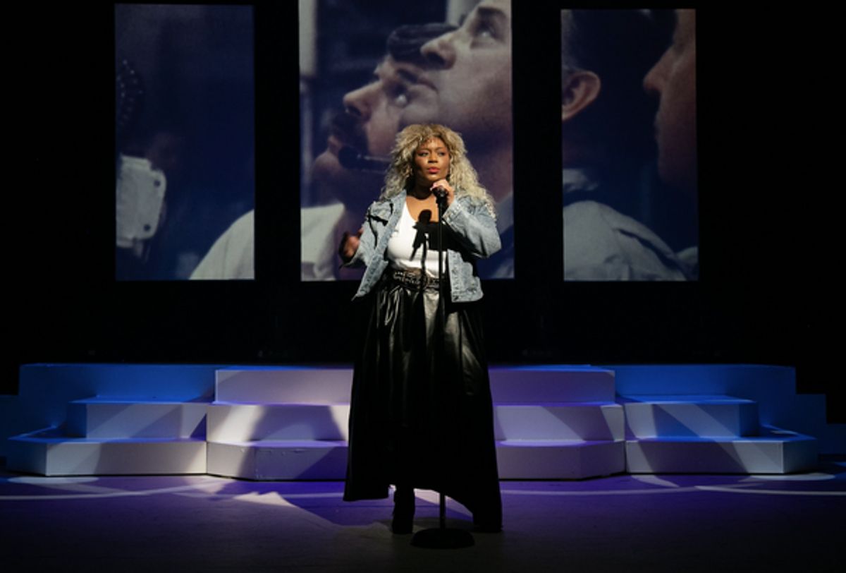 Saige Noelle Bryan as Tina Turner in Decades in Concert: the 80s (Simply the Best) at 