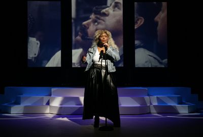 Saige Noelle Bryan as Tina Turner in Decades in Concert: the 80s (Simply the Best) Photo