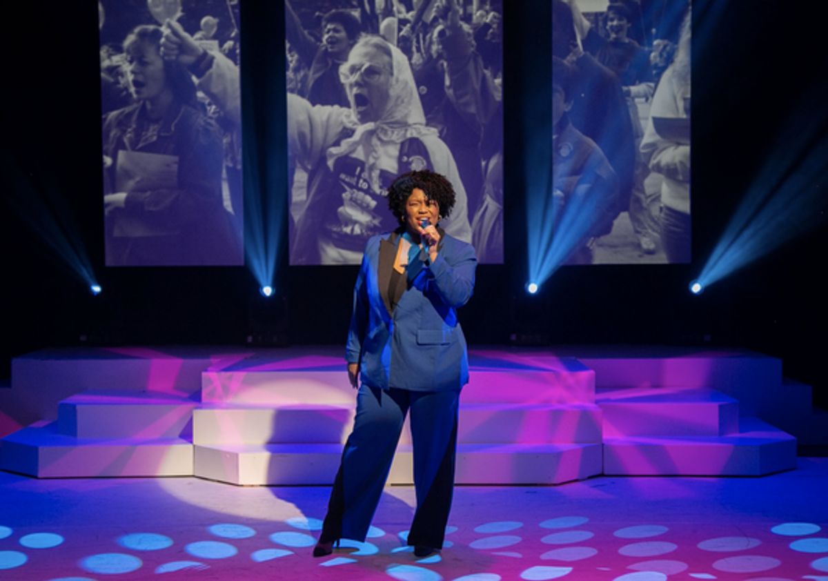 Saige Noelle Bryan as Donna Summer Decades in Concert: the 80s (She Works Hard for the Money) at 