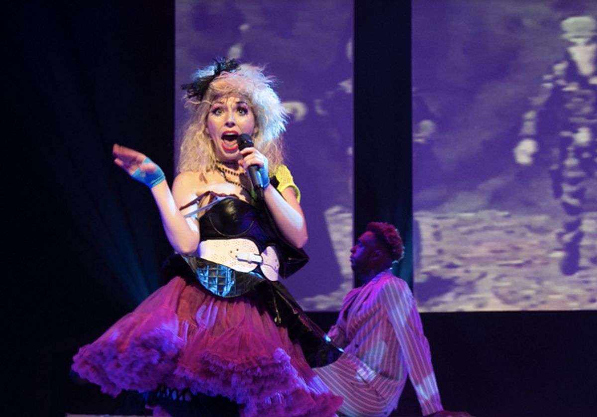 Mikayla Petrilla as Madonna in Decades in Concert: the 80s (Material Girl) at Photos: First Look At DECADES IN CONCERT: THE 80s! At The Downtown Cabaret Theatre