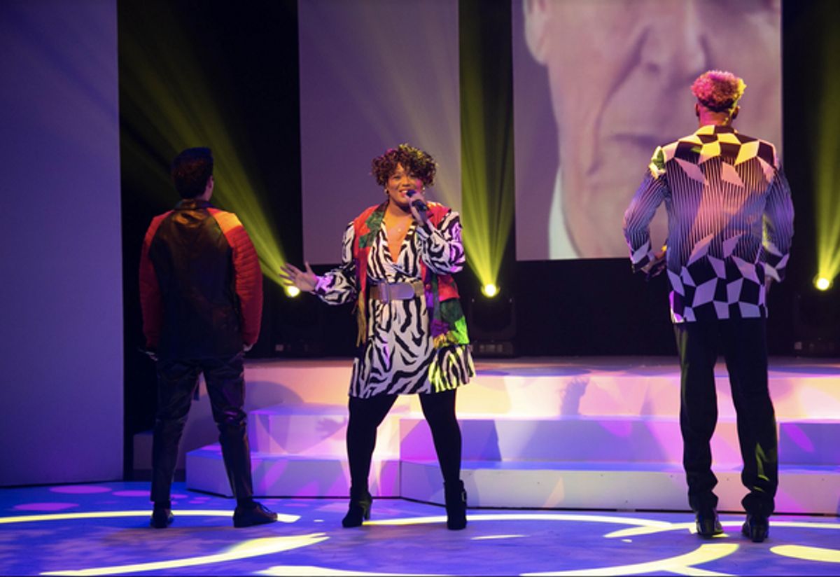 The cast of Decades in Concert: the 80s (Saige Noelle Bryan, Everton George, Robert Peterpaul, Mikayla Petrilla) at 