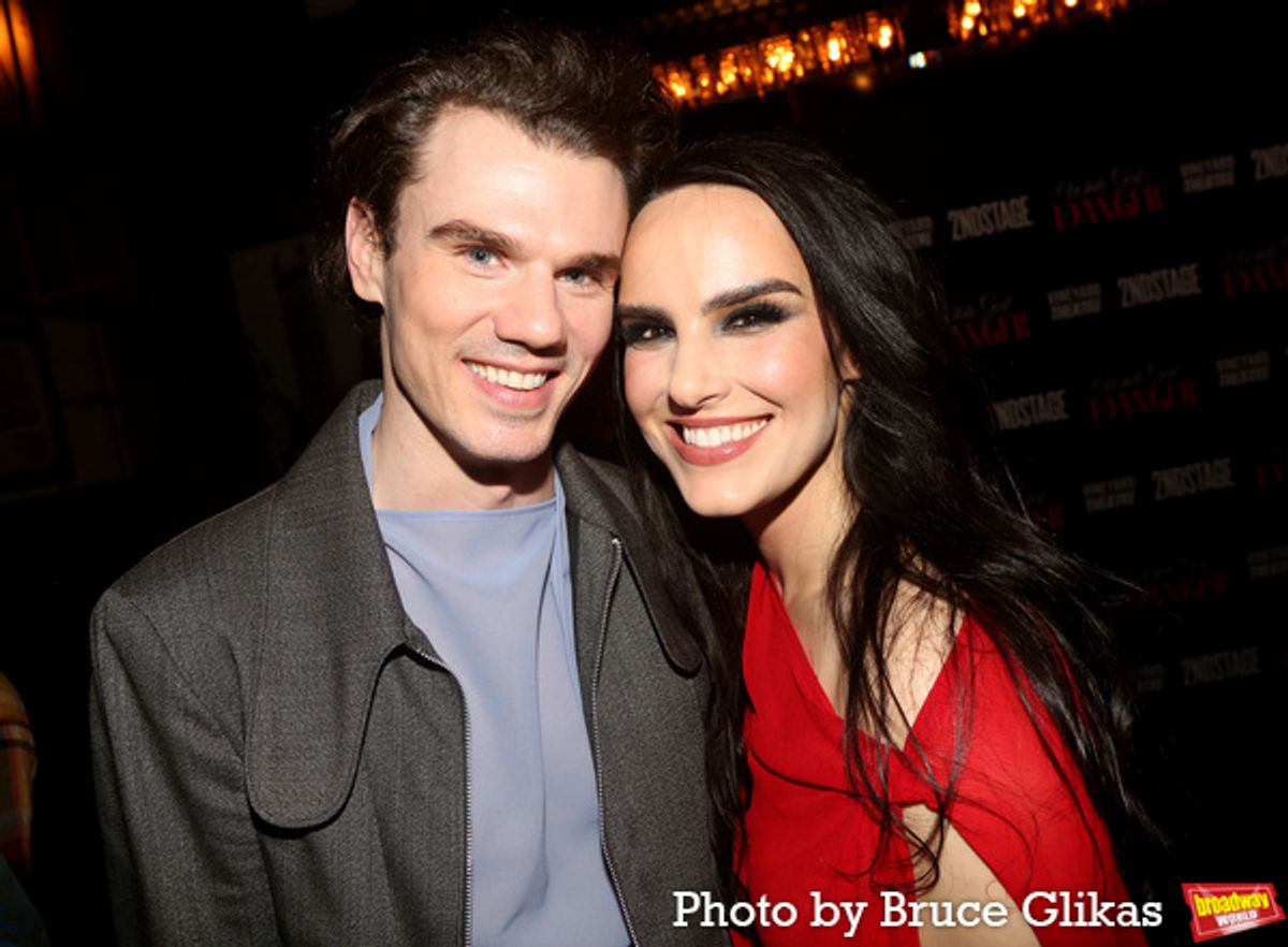 Jay Armstrong Johnson and Molly Hager at 