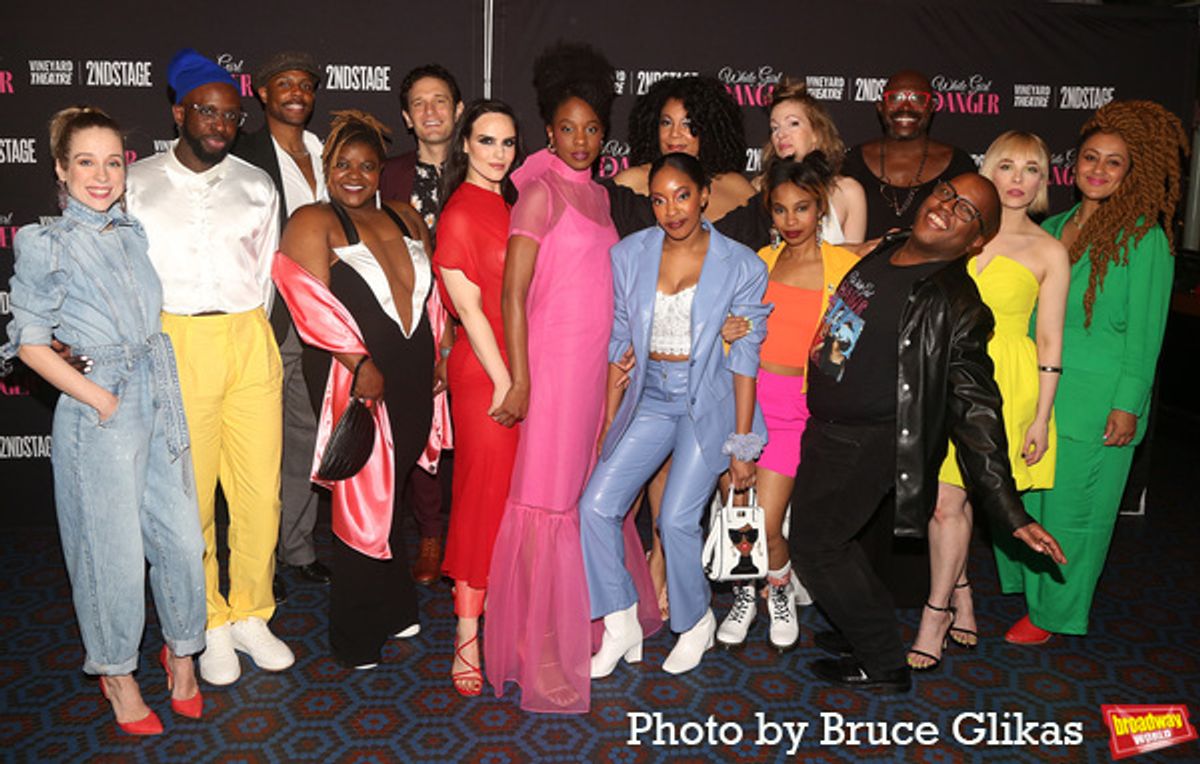 Alyse Alan Louis, Choreographer Raja Feather Kelly, Vincent Jamal Hooper, Tarra Conner Jones, Eric William Morris, Molly Hager, Latoya Edwards, Kayla Davion, Jennifer Fouché, Liz Lark
Brown, Morgan Siobhan Green, Playwright/Composer  Michael R. Jackson, James Jackson Jr., Lauren Marcus and Director Lileana Blain-Cruz at 