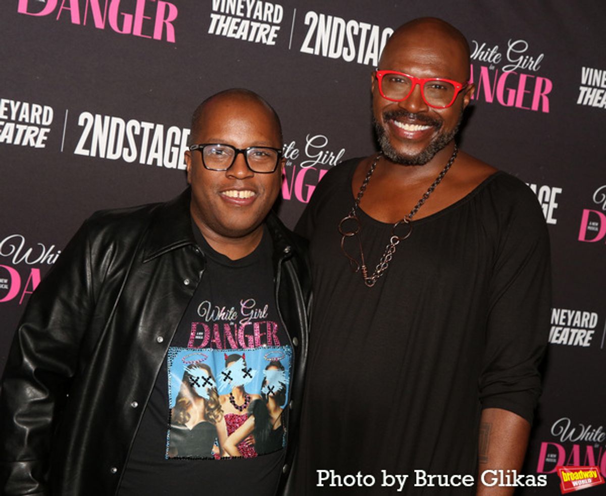 Playwright/Composer Michael R. Jackson and James Jackson Jr. at 