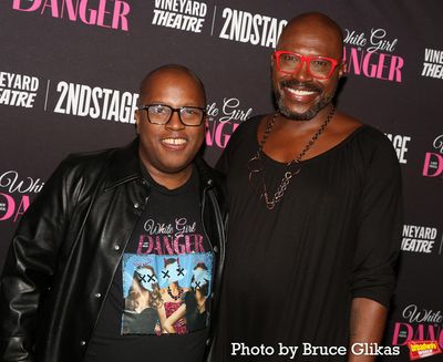Playwright/Composer Michael R. Jackson and James Jackson Jr. Photo