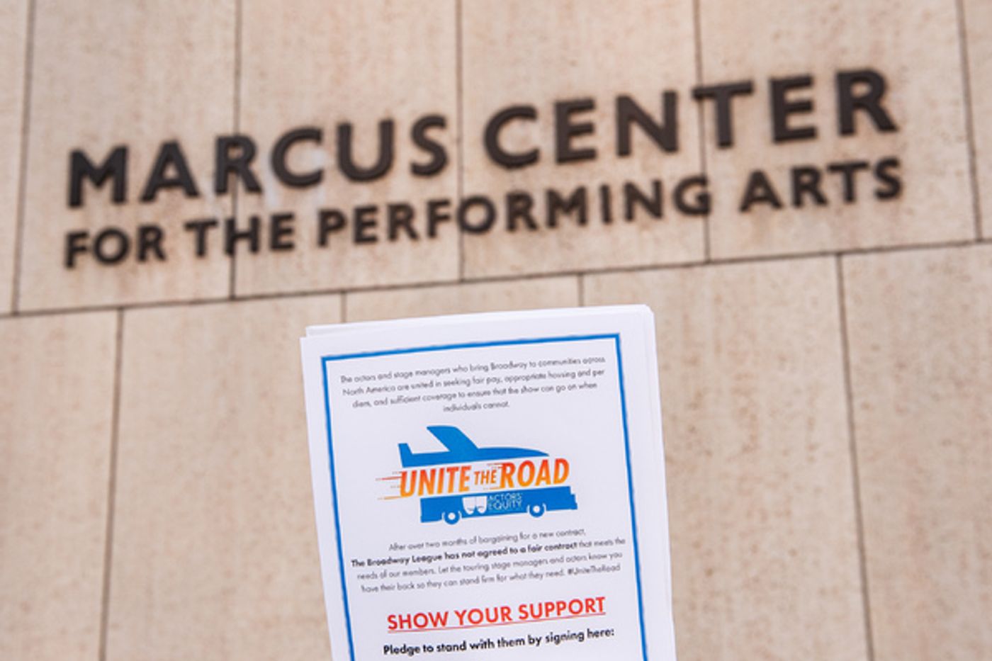 Photos: Inside Actors' Equity Association's Unite the Road Campaign at SIX, FROZEN & More  Image
