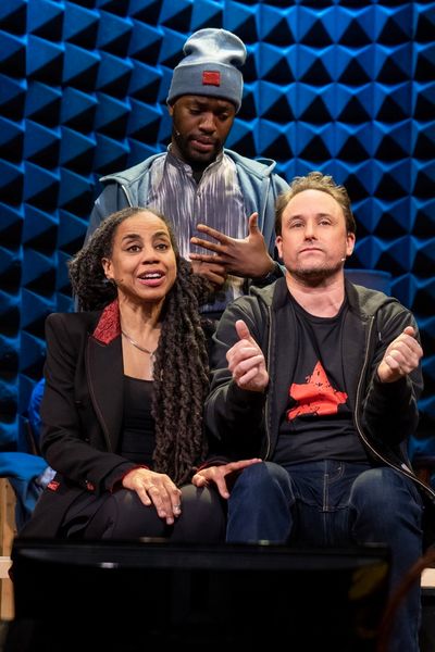 Suzan-Lori Parks, Leland Fowler, and Greg Keller  Photo