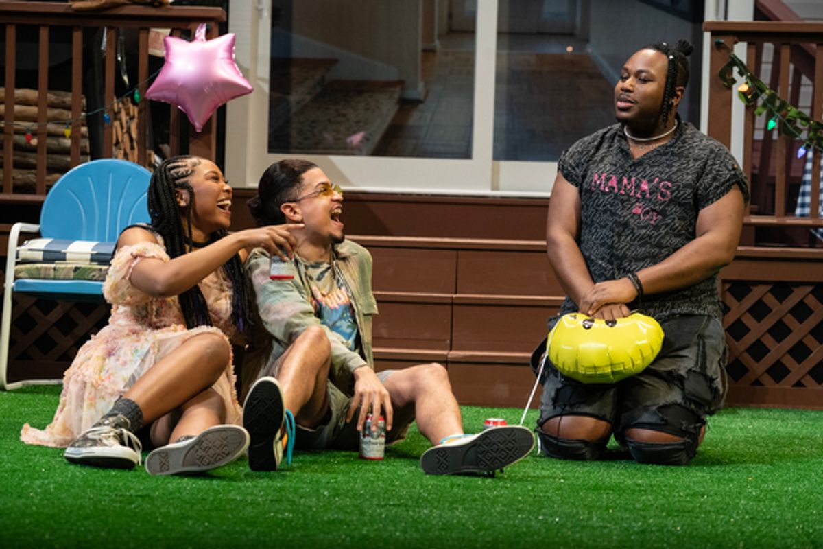 Adrianna Mitchell, Chris Herbie Holland, Marcel Spears at 