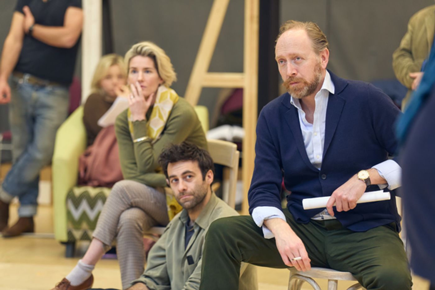 Photos: In Rehearsal for THE MOTIVE AND THE CUE, Directed by Sam Mendes  Image