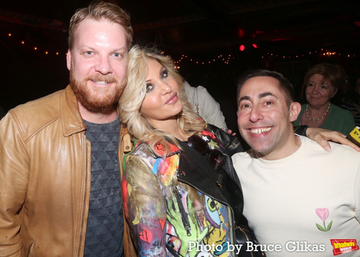 Tim Kodres, Orfeh and Chief Operating Officer of Jujamcyn Theaters Hal Goldberg at 