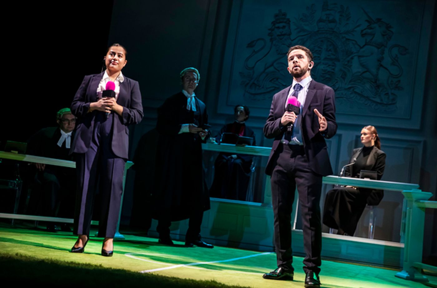 Photos: First Look at VARDY V ROONEY: THE WAGATHA CHRISTIE TRIAL at the Ambassadors Theatre  Image