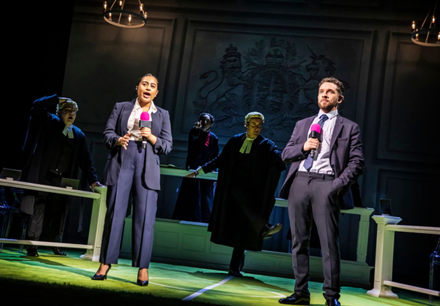 Photos: First Look at VARDY V ROONEY: THE WAGATHA CHRISTIE TRIAL at the Ambassadors Theatre  Image