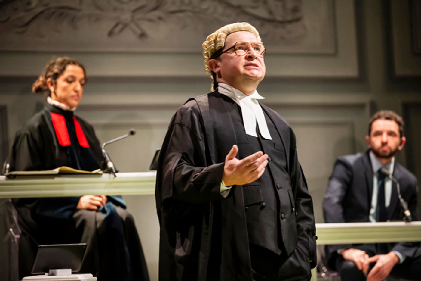 Photos: First Look at VARDY V ROONEY: THE WAGATHA CHRISTIE TRIAL at the Ambassadors Theatre  Image
