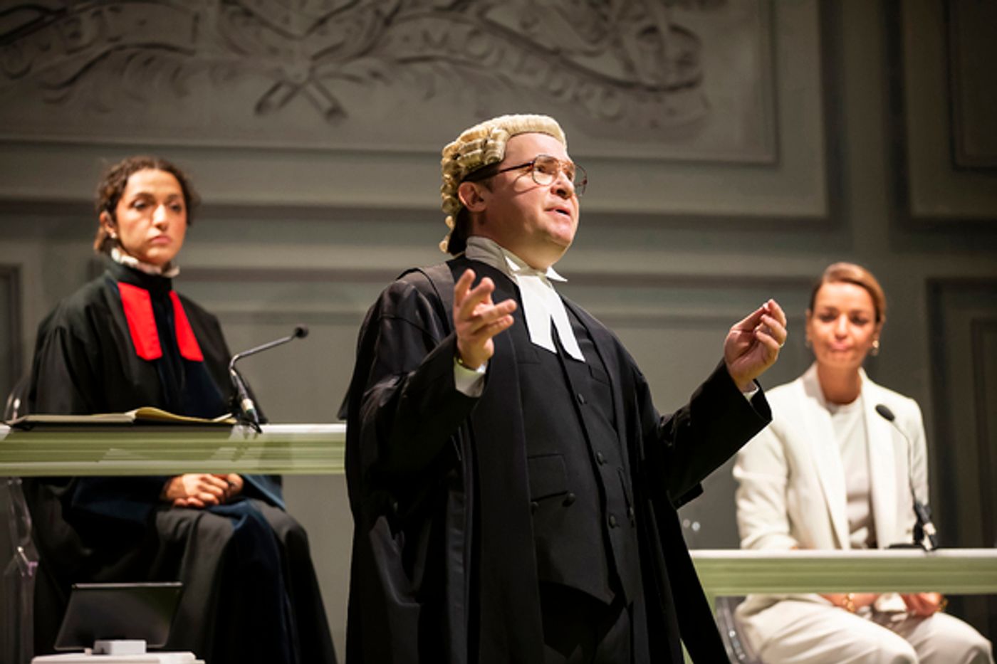 Photos: First Look at VARDY V ROONEY: THE WAGATHA CHRISTIE TRIAL at the Ambassadors Theatre  Image