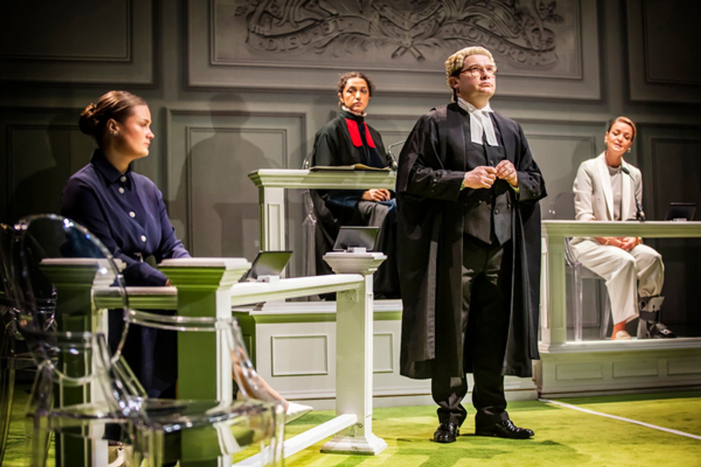 Photos: First Look at VARDY V ROONEY: THE WAGATHA CHRISTIE TRIAL at the Ambassadors Theatre  Image