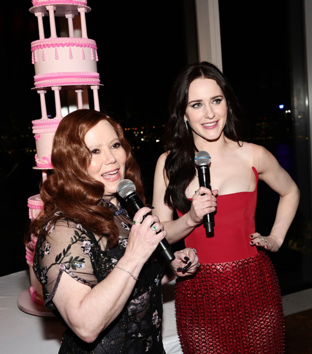 Alex Borstein and Rachel Brosnahan at 