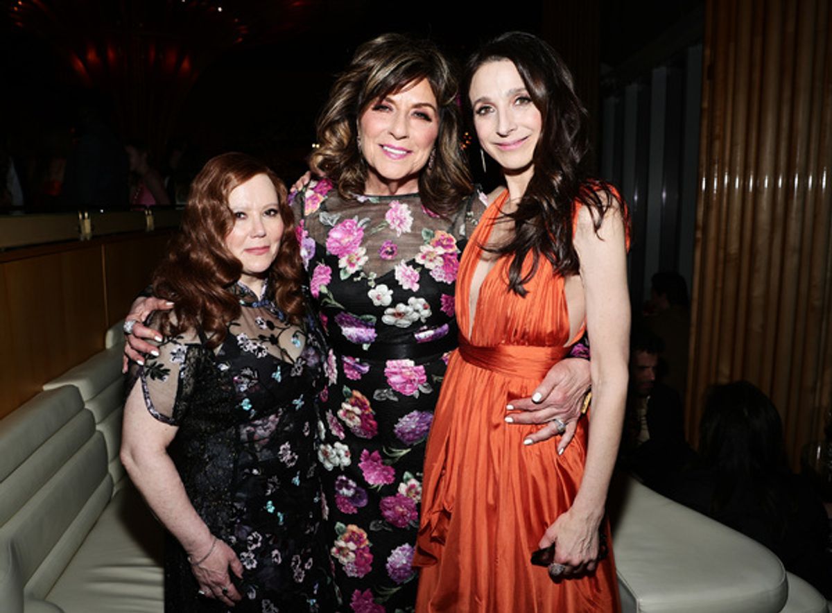 Alex Borstein, Caroline Aaron and Marin Hinkle at 