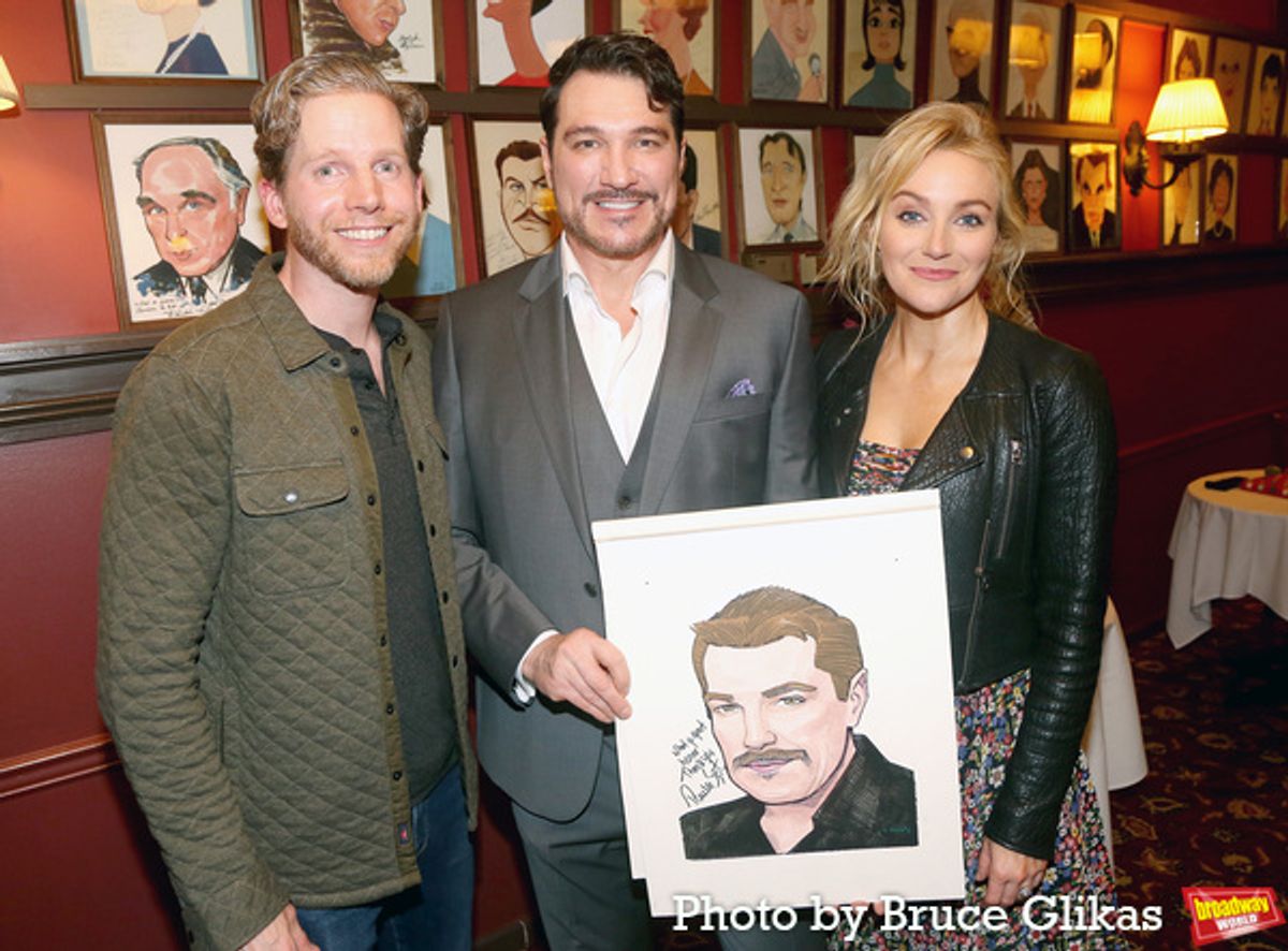 Stark Sands, Paulo Szot and Betsy Wolfe  at 