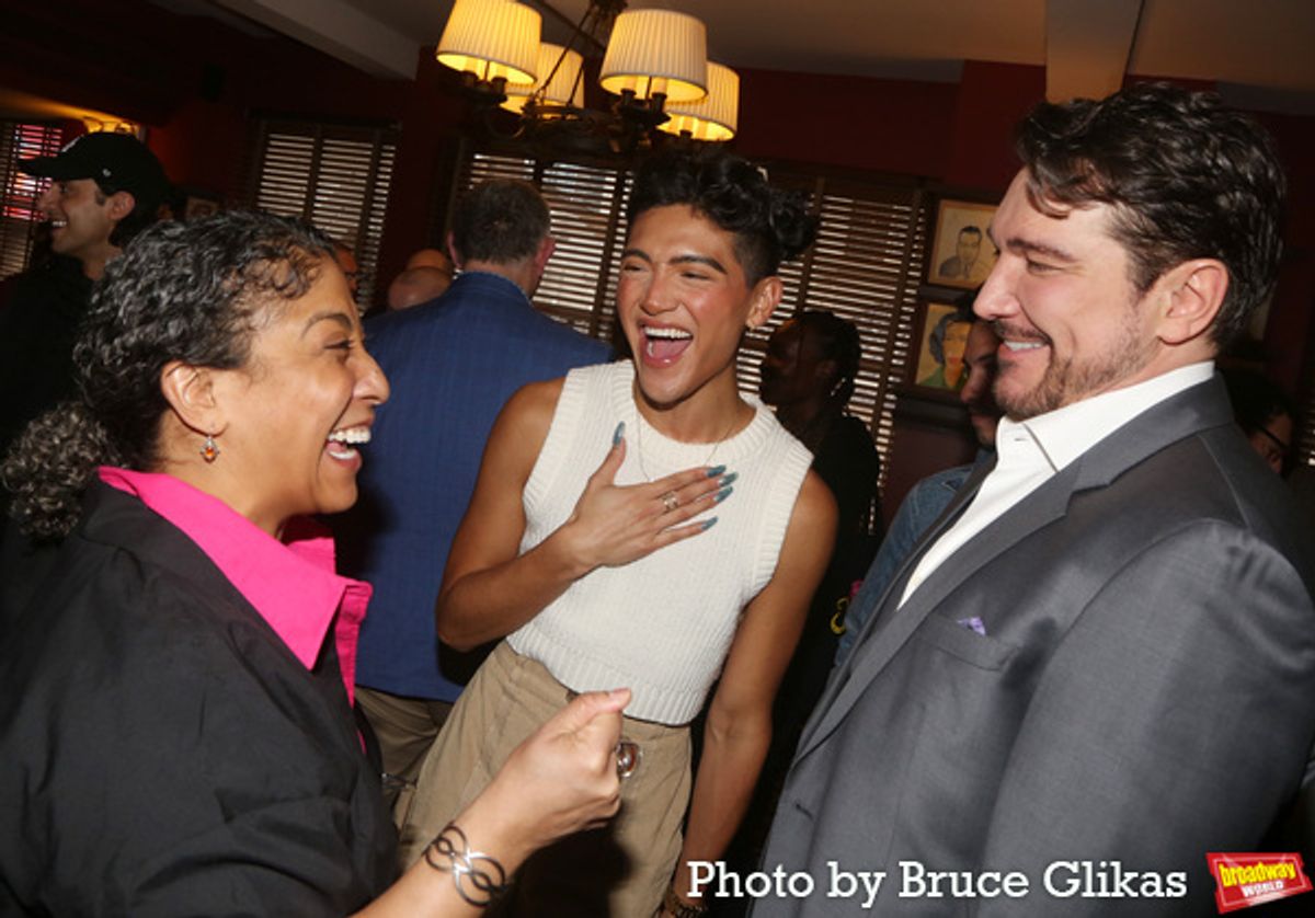 Melanie La Barrie, Justin David Sullivan and Paulo Szot at 