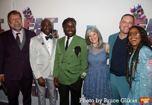 Oskar Eustis, Rashad V. Chambers, James Ijames, Mandy Hackett, Darren Johnston and Sade Lythcott @ BroadwayWorld Oskar Eustis, Rashad V. Chambers, James Ijames, Mandy Hackett, Darren Johnston and Sa Photo