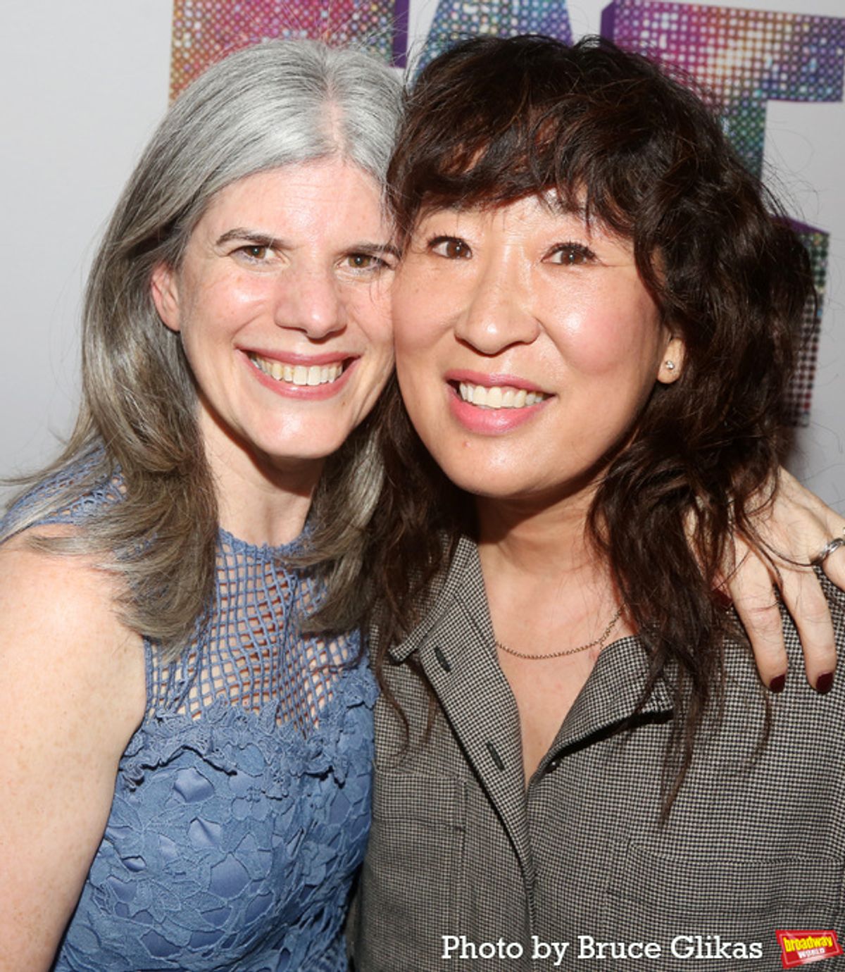 Mandy Hackett and Sandra Oh at 
