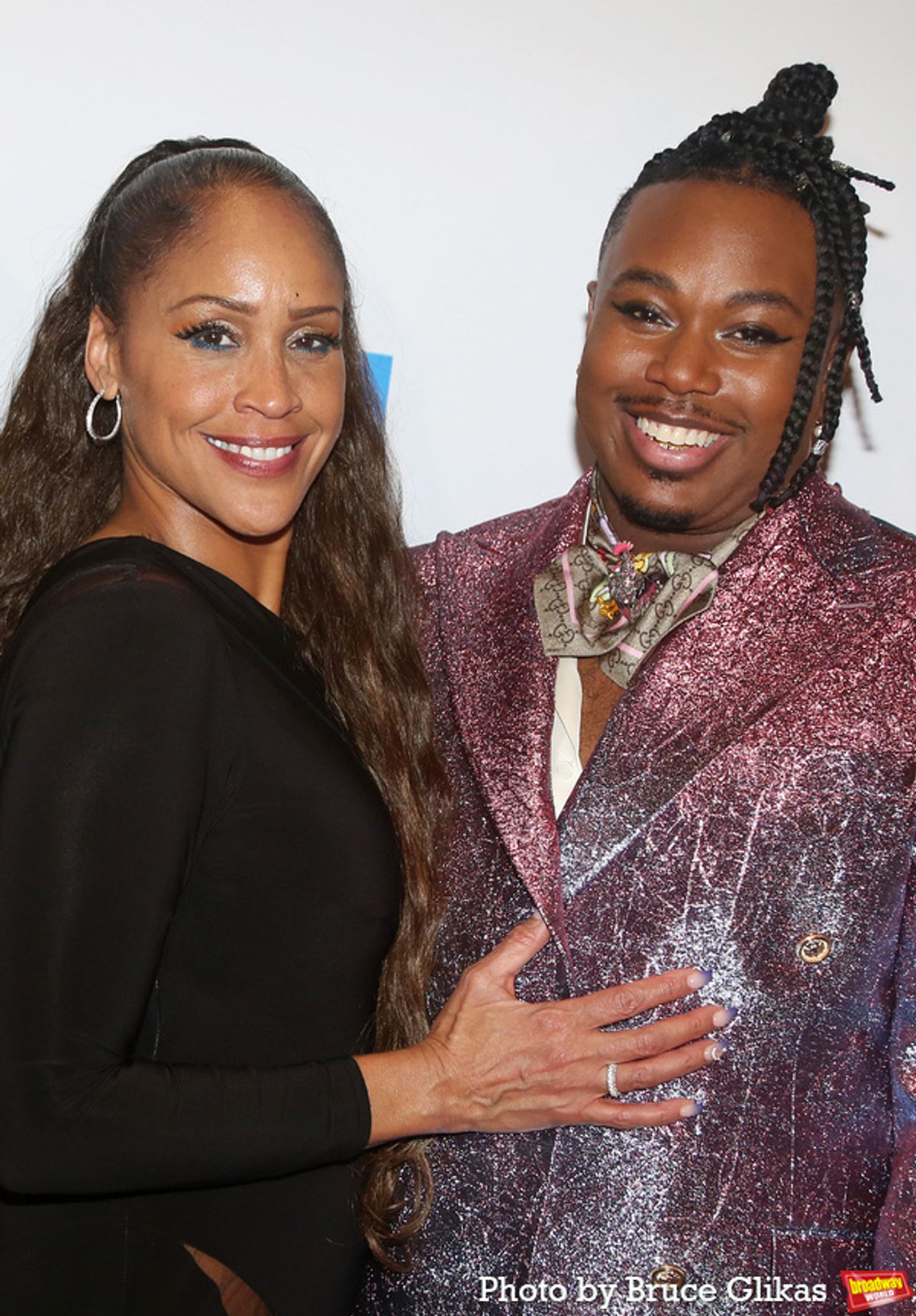 Nikki Crawford and Marcel Spears at 