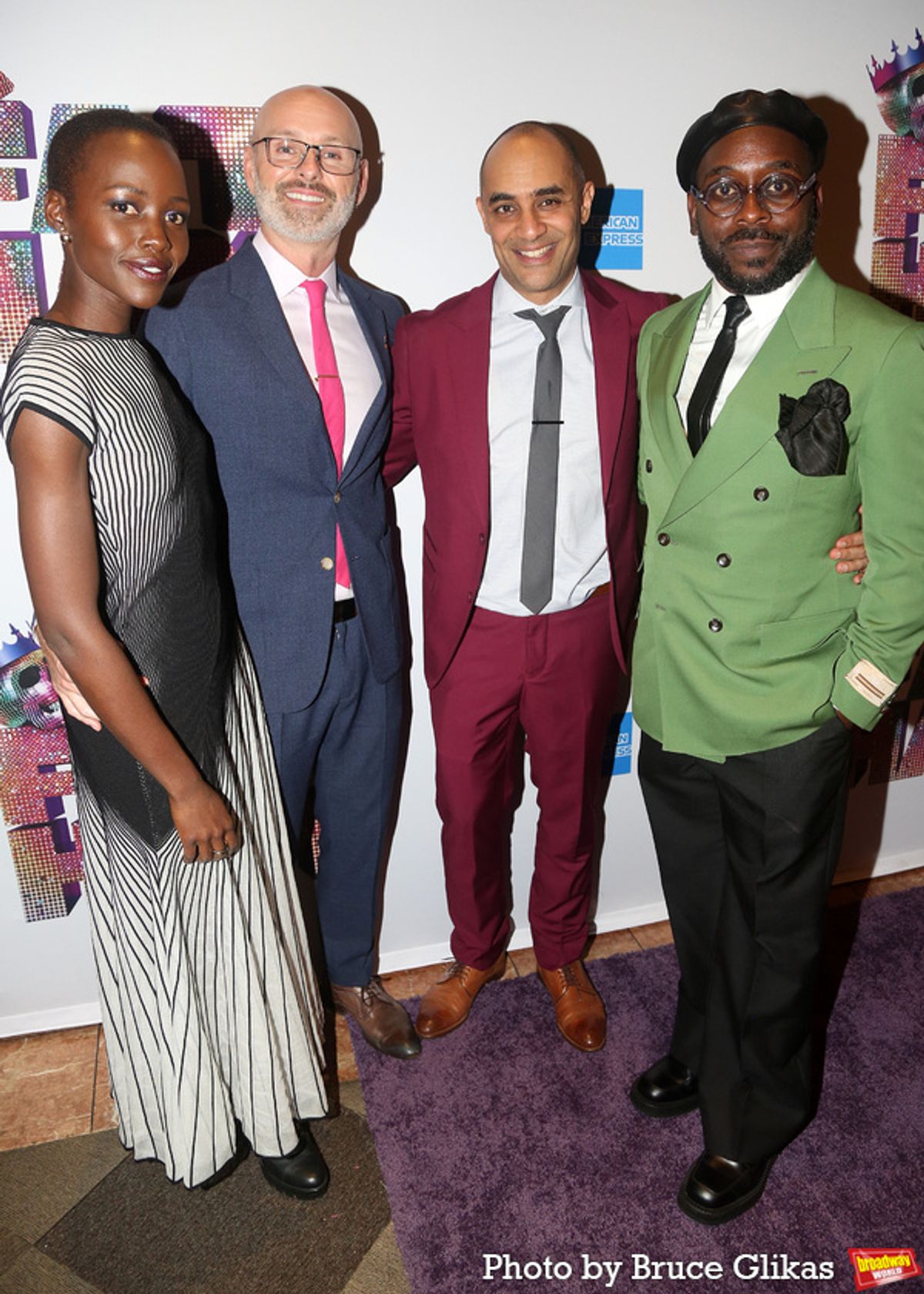 Lupita Nyong'o, Daryl Beck, Director Saheem Ali and Playwright James Ijames  at 