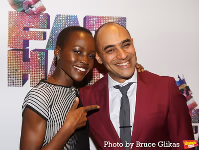Lupita Nyong'o and Director Saheem Ali Photo