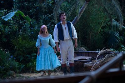Halle Bailey as Ariel and Jonah Hauer-King as Prince Eric Photo