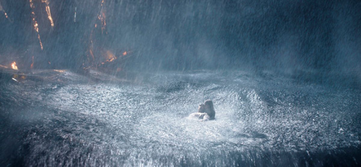 Jonah Hauer-King as Prince Eric and Halle Bailey as Ariel at 