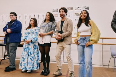 Max Rodriguez, Rebecca Aparicio, Ilda Mason, Sean Ewing, and Leonay Shepherd in rehea Photo