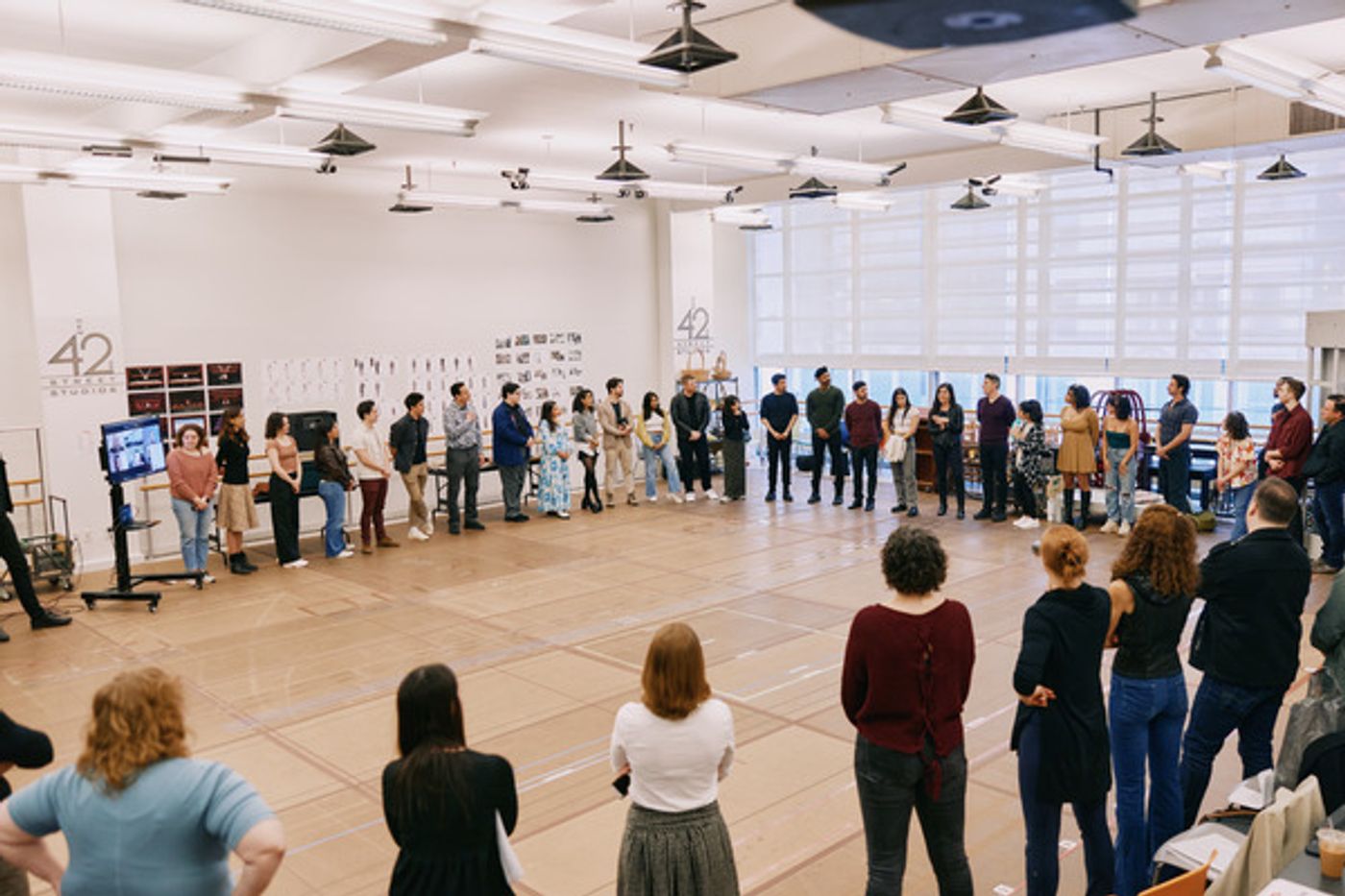 Photos: Go Inside Rehearsals of EVITA at American Repertory Theater Photos: Go Inside Rehearsals of EVITA at American Repertory Theater Image