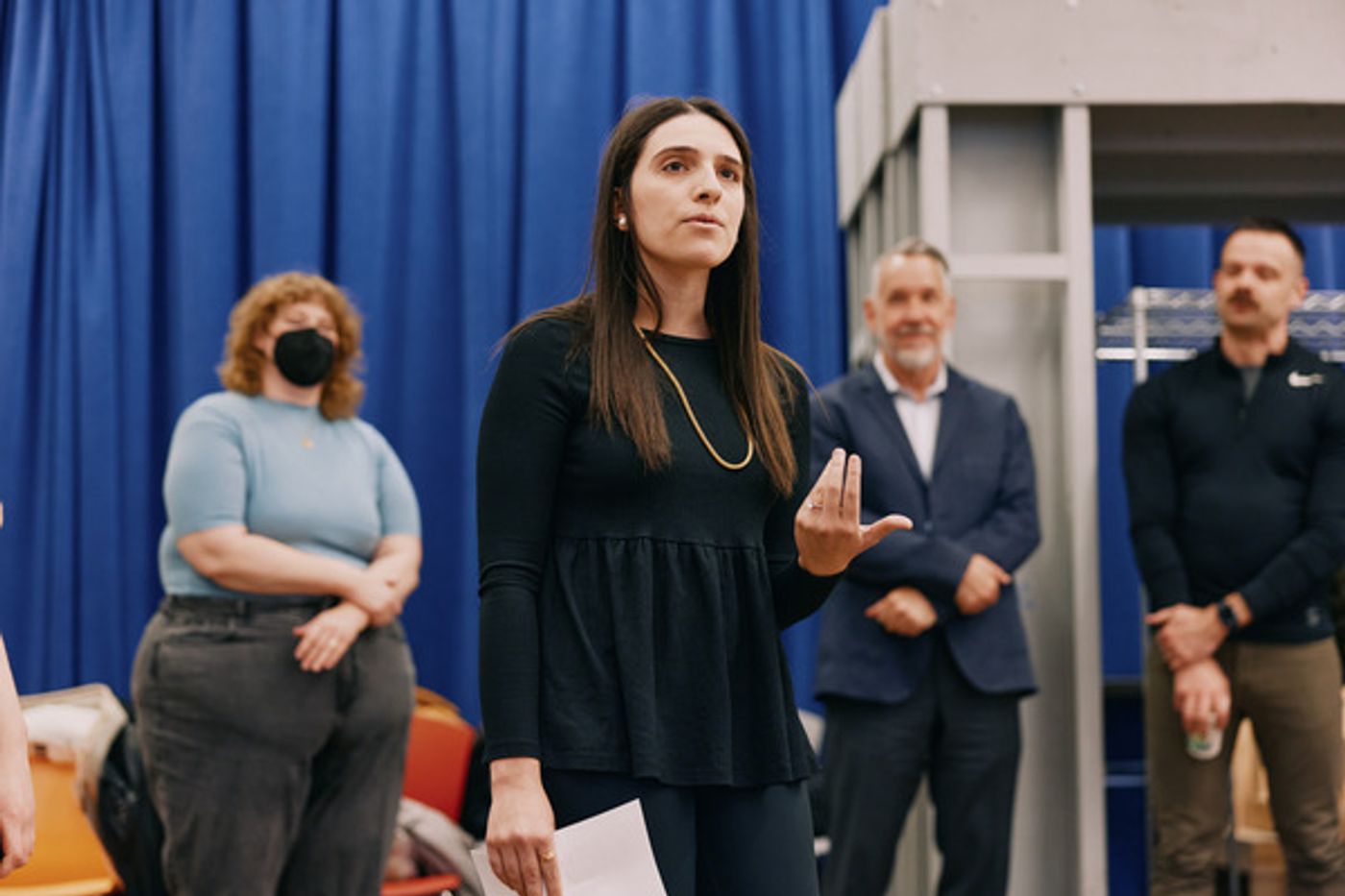 Photos: Go Inside Rehearsals of EVITA at American Repertory Theater Photos: Go Inside Rehearsals of EVITA at American Repertory Theater Image