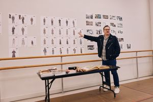 Costume designer Alejo Vietti in rehearsal for Evita, at American Repertory Theater beginning May 17. @ BroadwayWorld Costume designer Alejo Vietti in rehearsal for Evita, at American Repertory Theater b Photo