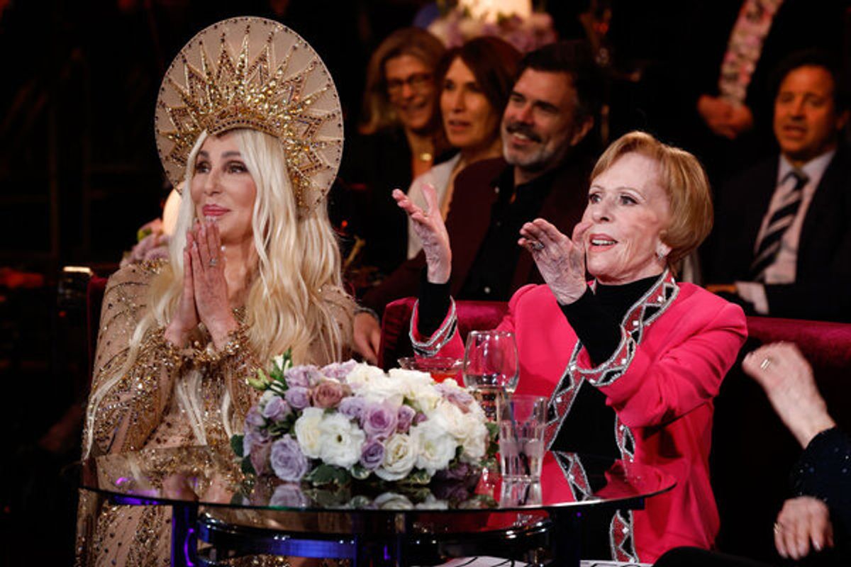 Cher, Carol Burnett at 