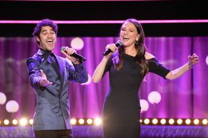 Darren Criss and Sutton Foster @ BroadwayWorld Darren Criss and Sutton Foster Photo