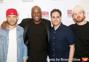 Glenn Davis, Director Kenny Leon, Playwright Rajiv Joseph and Chris Perfetti  Photo