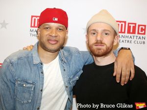 Glenn Davis, Director Kenny Leon, Playwright Rajiv Joseph and Chris Perfetti  Photo