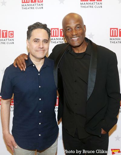 Playwright Rajiv Joseph and Director Kenny Leon Photo