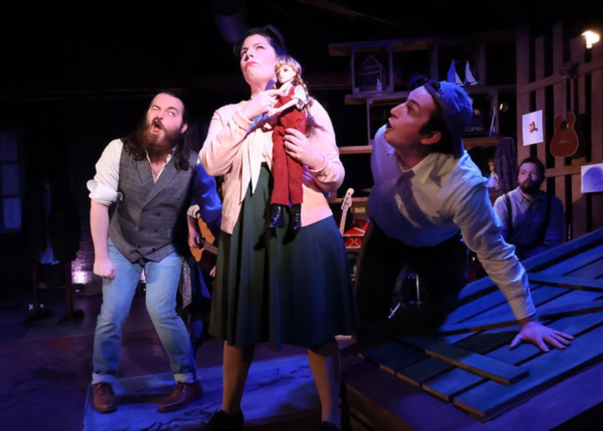 Macklin Devine, Jess Andra, Brian Lore Evans at 