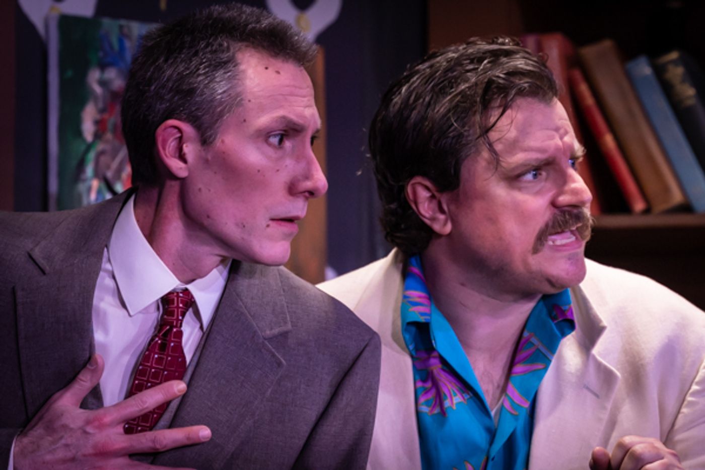 Photos: First Look At The Alcove Dinner Theatre and Bruce Jacklin & Company's LIE, CHEAT & GENUFLECT Photos: First Look At The Alcove Dinner Theatre and Bruce Jacklin & Company's LIE, CHEAT & GENUFLECT Image